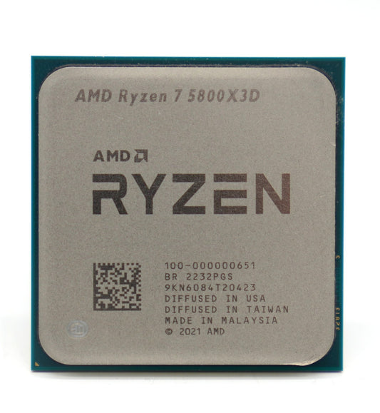 AMD Ryzen 7 5800X3D CPU 8-Core 16-Thread 3.4GHz 4.5GHz 96MB Cache AM4