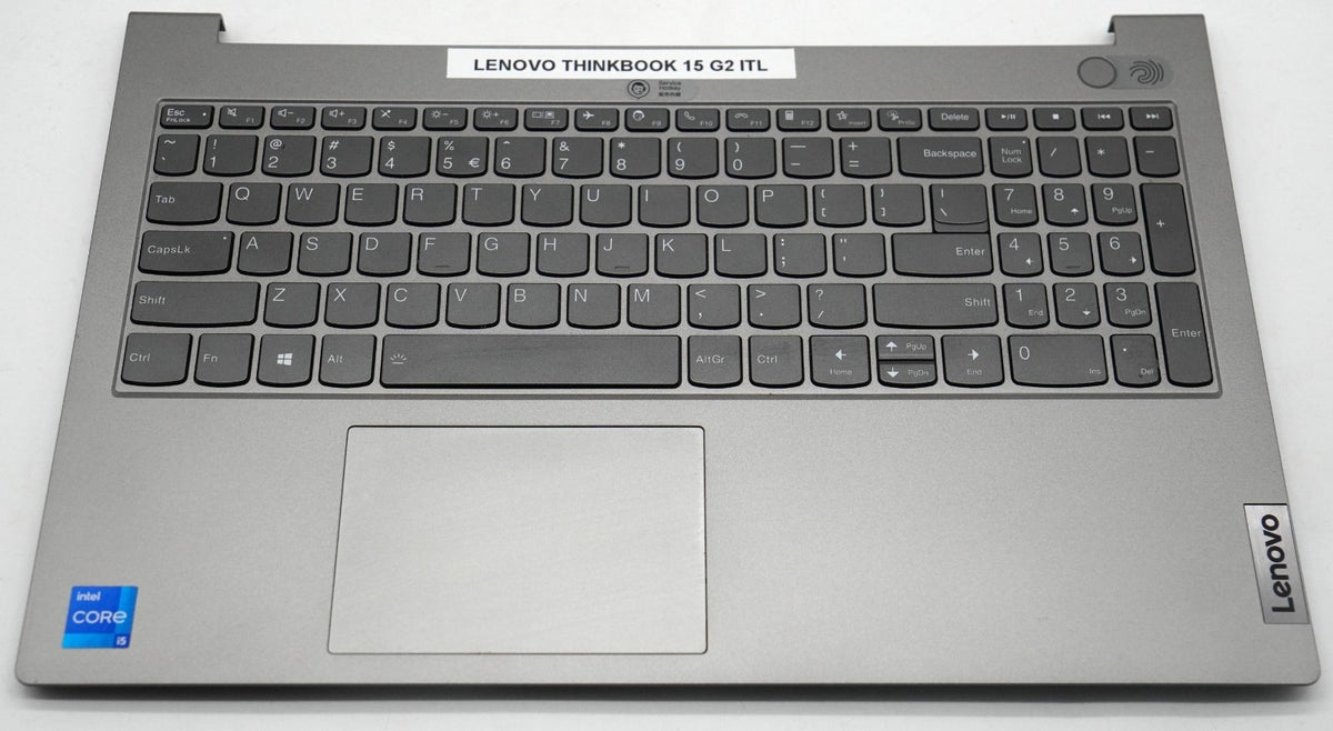 Lenovo ThinkBook 15 G2 ITL Palmrest QWERTY Tastatur Touchpad Fingerprint
