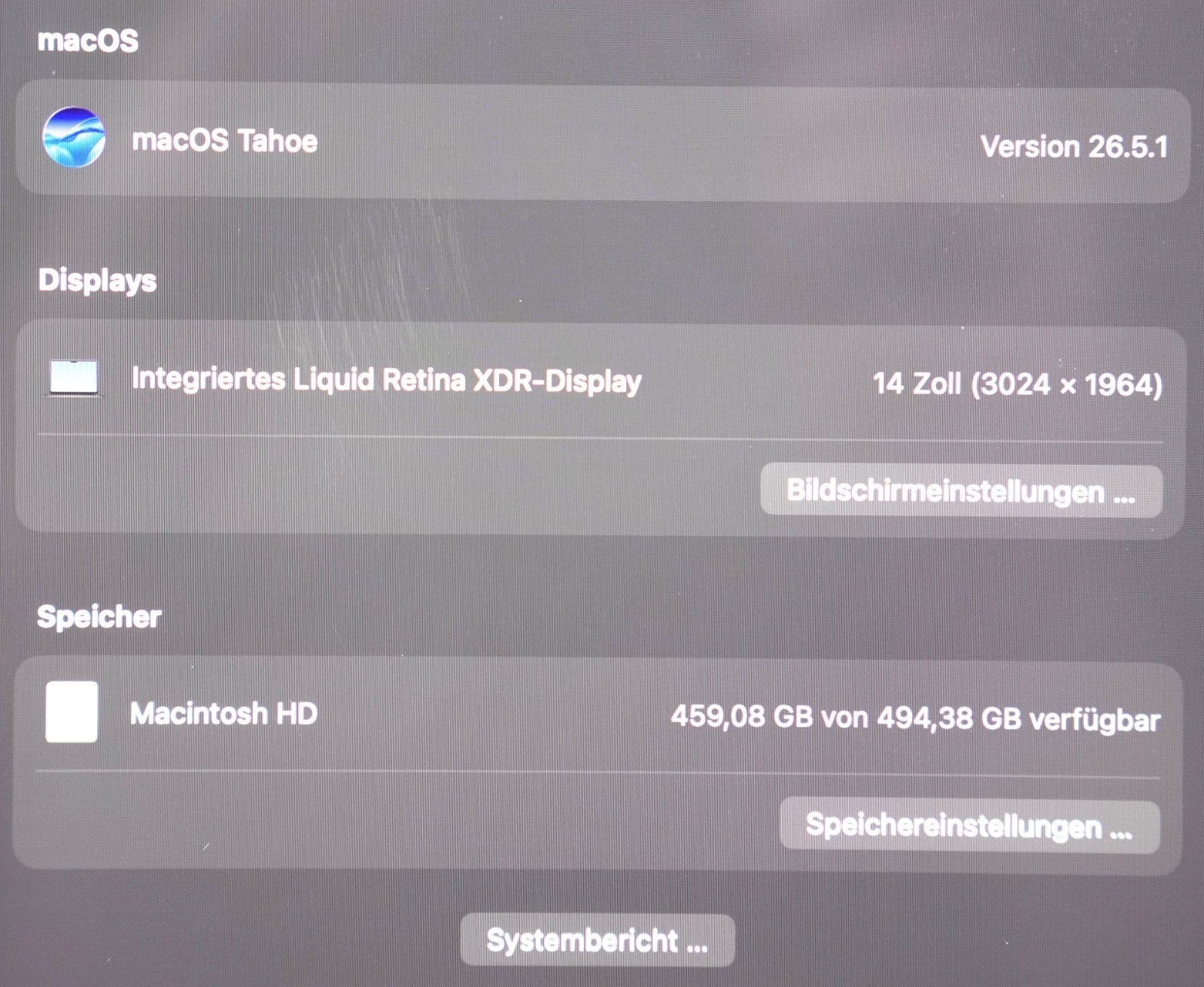 MacBook Pro 14" 2023 M3 Pro Chip 18GB RAM 512GB SSD QWERTY 100% Kapazität #18