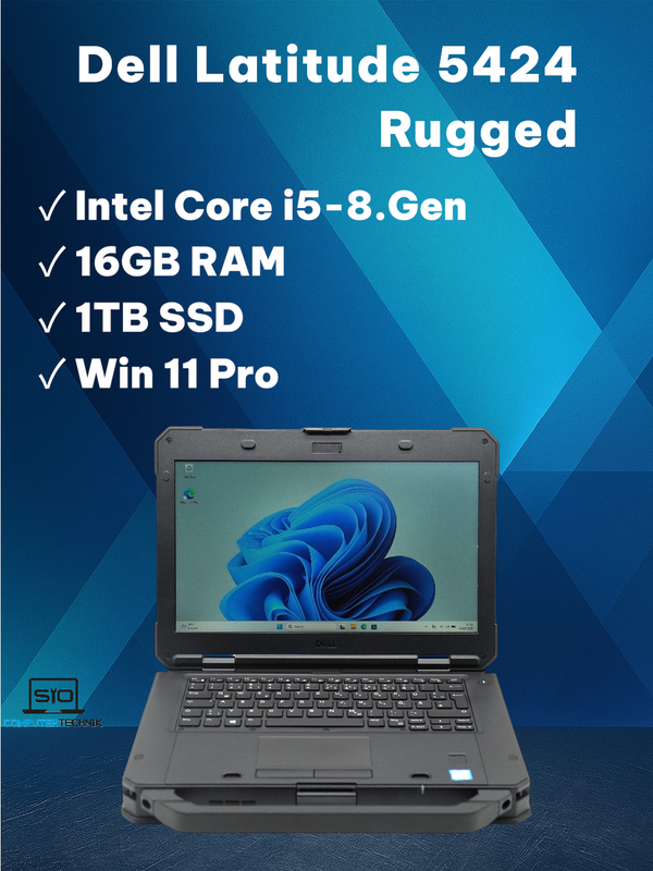 Dell Latitude 5424 Rugged i5-8350U 16GB RAM 1TB SSD FullHD Intel UHD 620