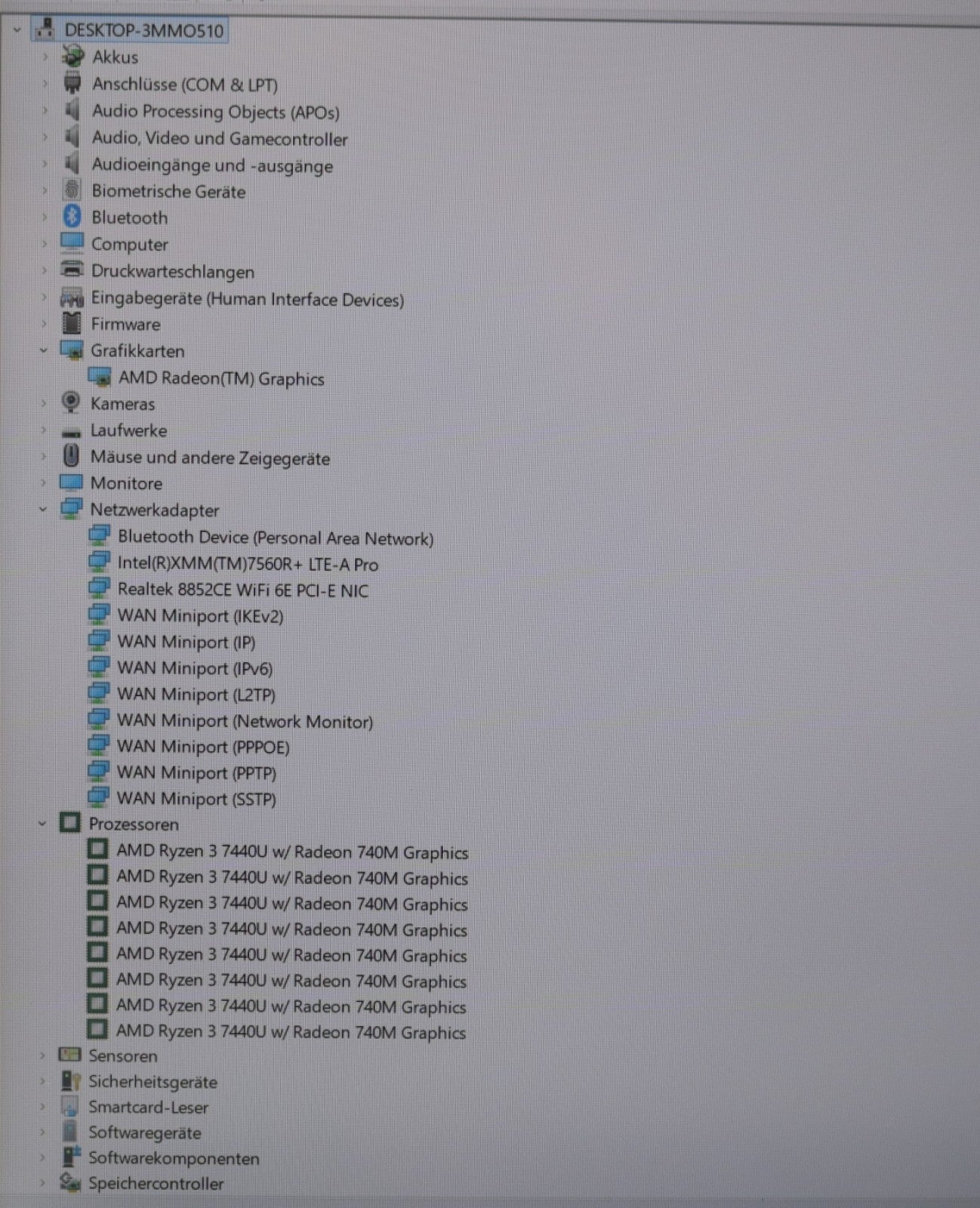 HP Elitebook 865 G10 AMD Ryzen 3 PRO 7440U 16GB RAM 512GB SSD 16 FullHD Win11