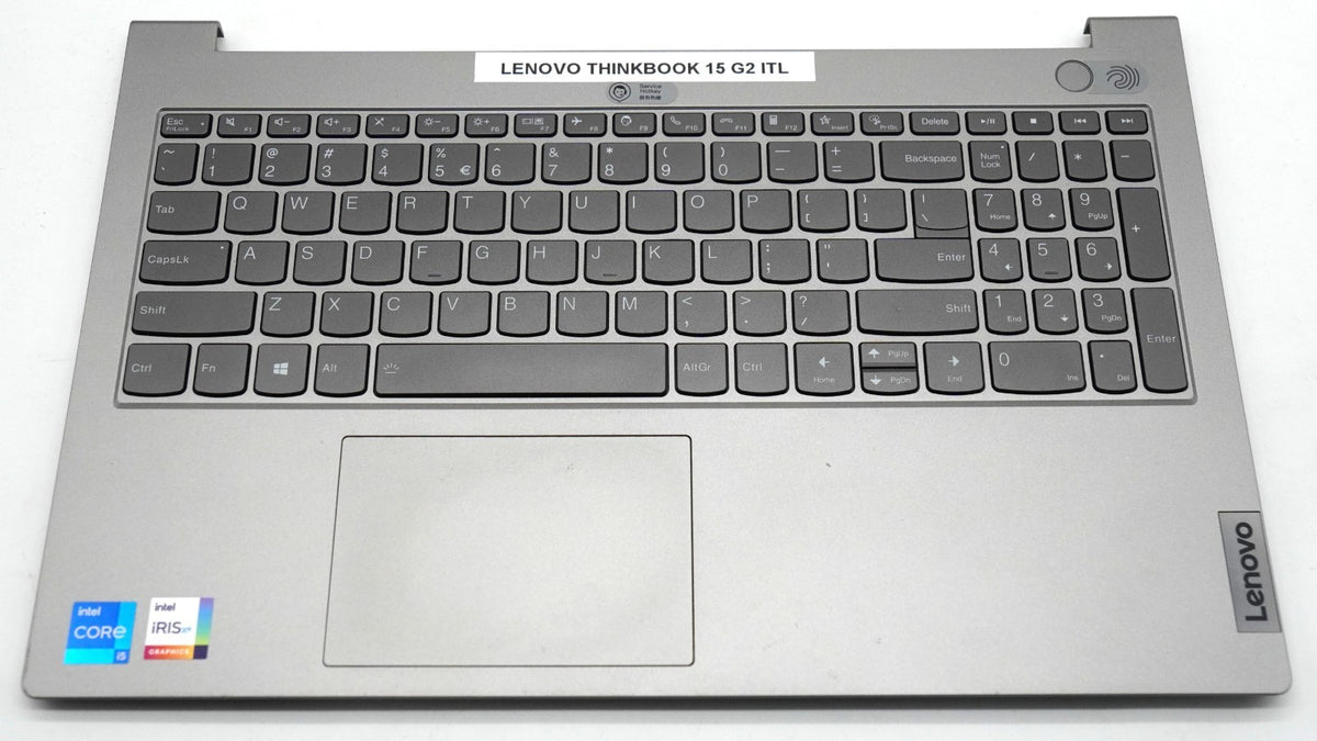 Lenovo ThinkBook 15 G2 ITL Palmrest QWERTY Tastatur Touchpad Fingerprint