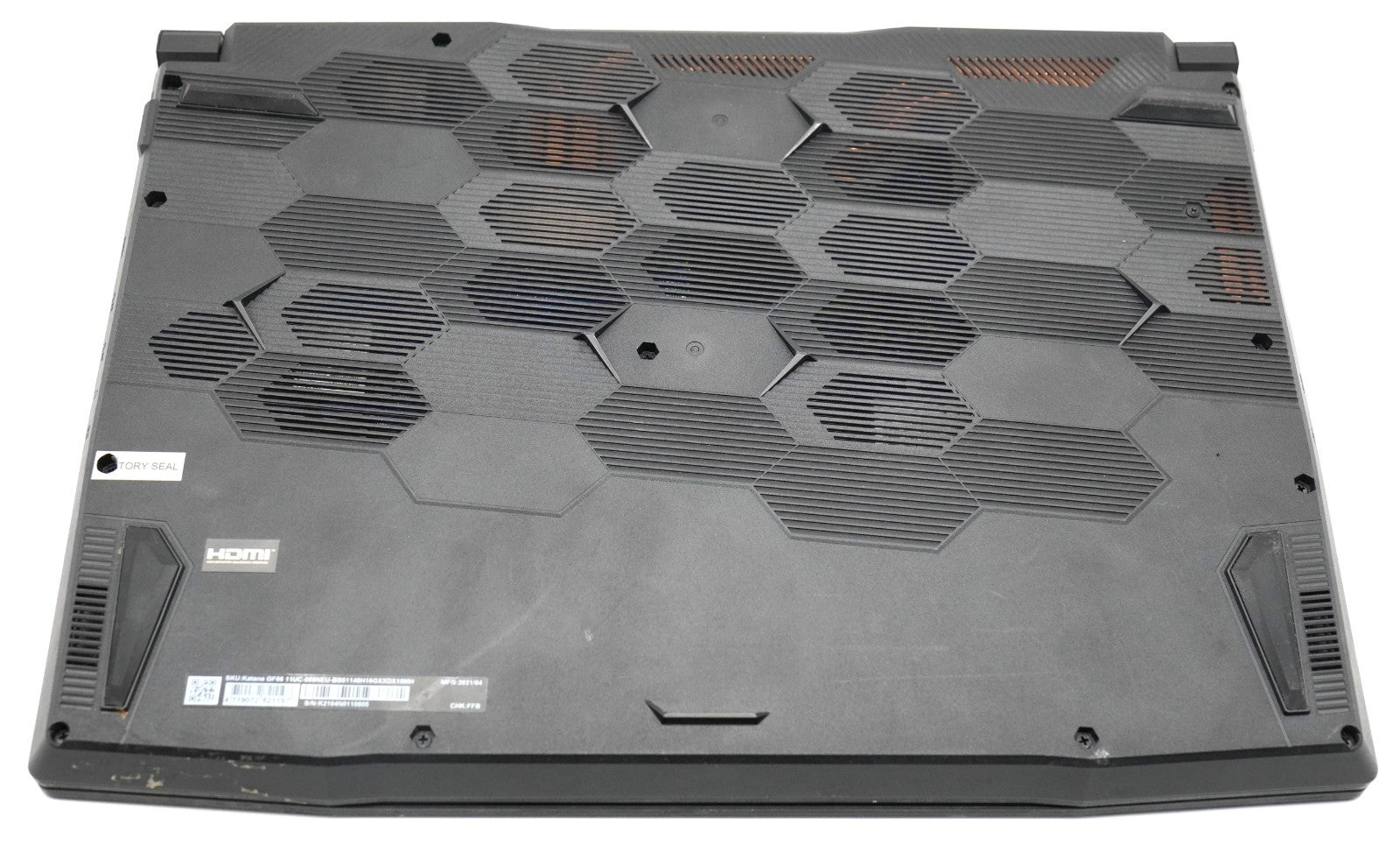 MSI Katana GF66 11UC Gaming Laptop i5-11400H 32GB RAM 512GB SSD RTX 3050 QWERTY