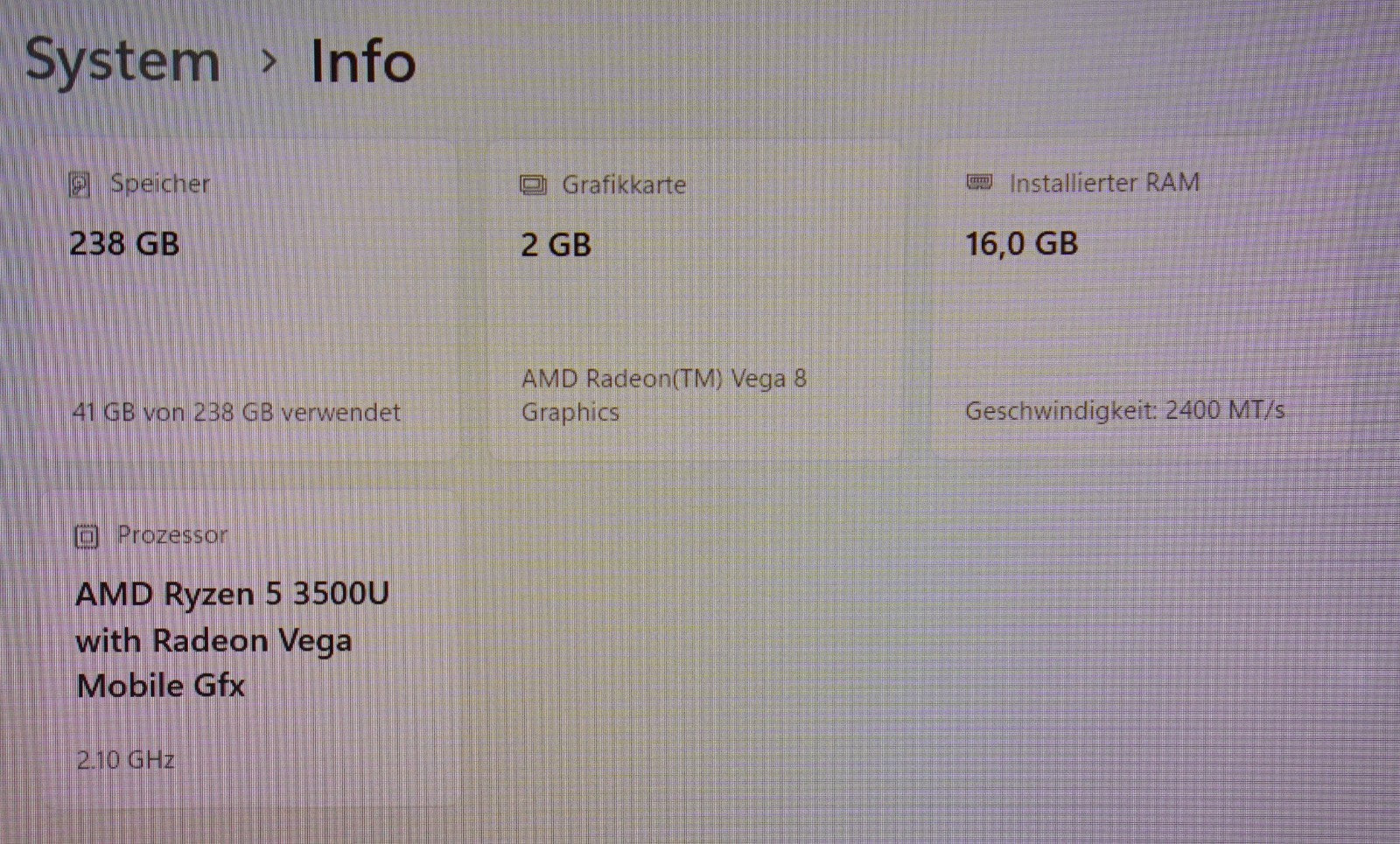 Lenovo ThinkPad E595 AMD Ryzen 5 3500U 16GB RAM 256GB SSD QWERTY Win11 #WK1