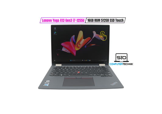 Lenovo ThinkPad X13 Yoga Gen 3 i7-1255U Gen 3 16GB RAM 512GB SSD Full HD AZERTY