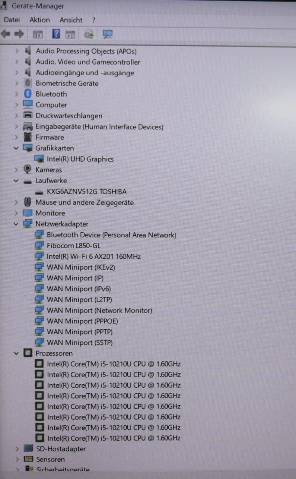 Lenovo ThinkPad T15 Gen1 i5-10210U 32GB RAM 512GB SSD 15,6" Full HD  Win11