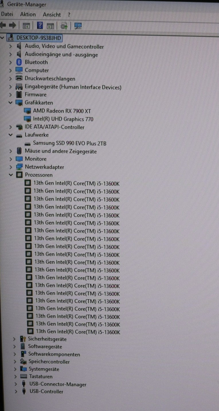 Ultra Gaming PC i5-13600K AMD RX 7900 XT 20GB 32GB RAM 2TB NVMe SSD(neu) WiFi