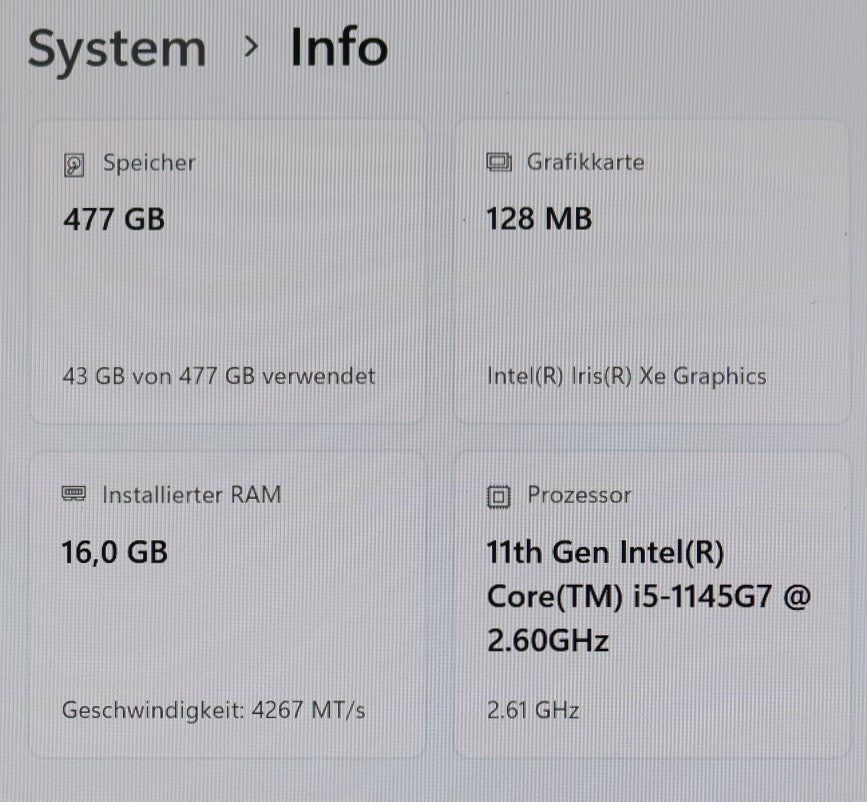 Microsoft Surface Laptop 4 i5-1145G7 16GB RAM 512GB SSD  Win11 Model 1951 #1