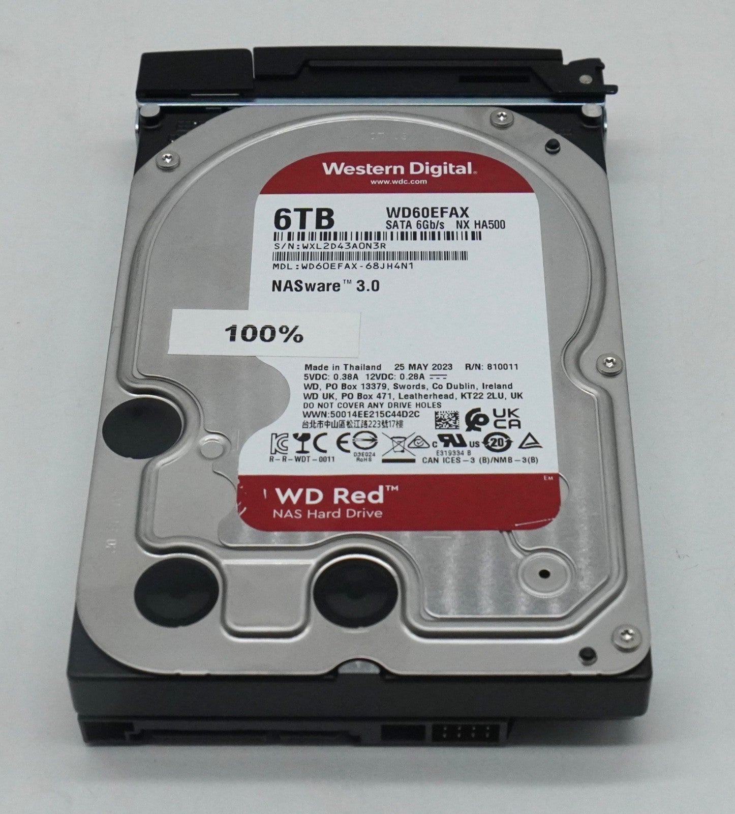 Western Digital WD Red 6TB – WD60EFAX | SATA 6Gb/s | NASware 3.0 | 3,5"