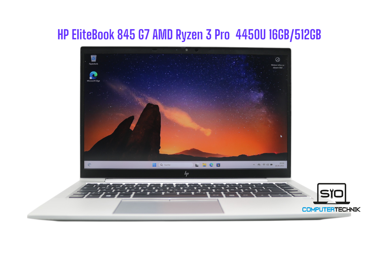 HP Elitebook 845 G7 AMD Ryzen 3 PRO 4450U 16GB RAM 512GB (NEU) SSD 14 FHD Win11