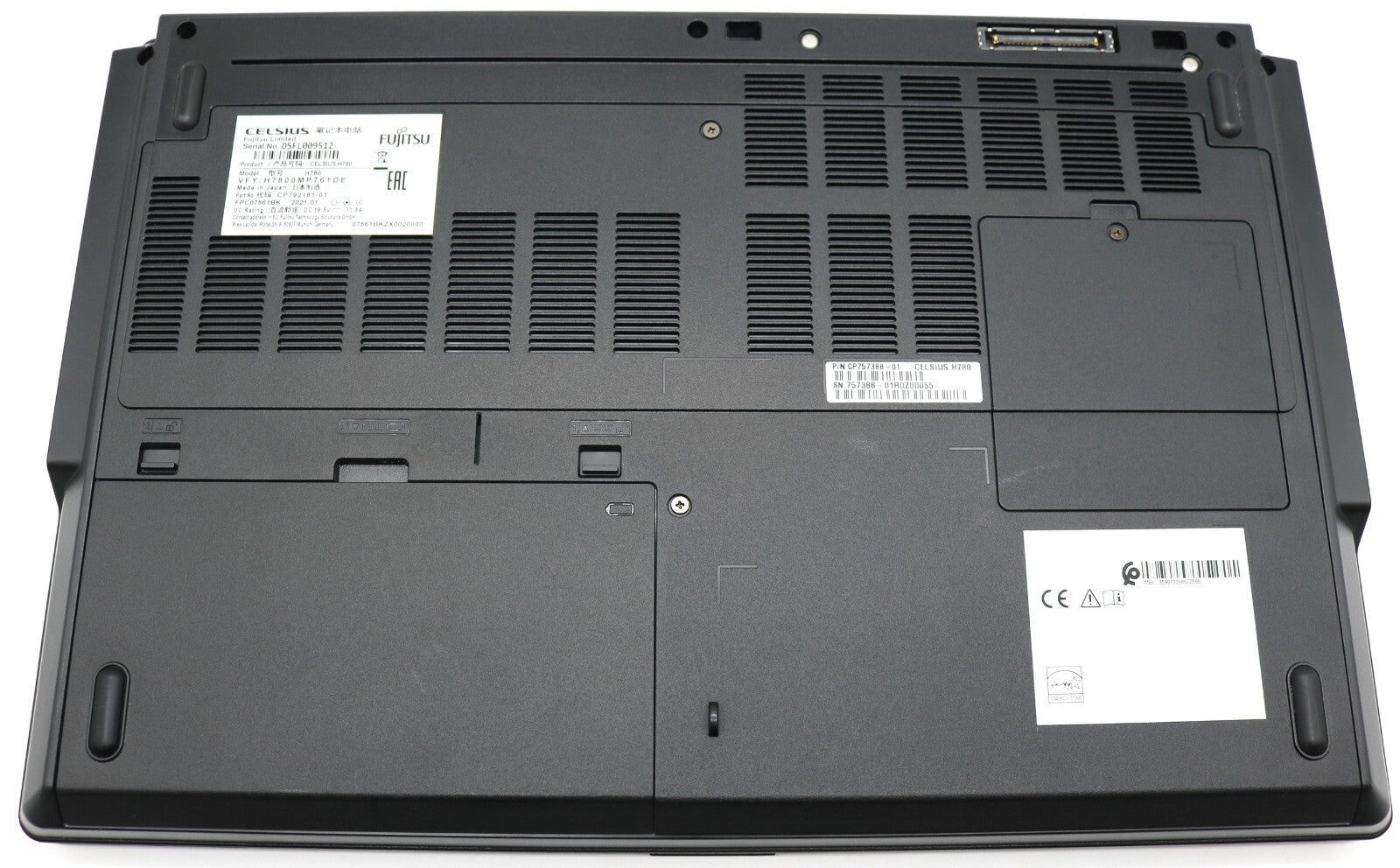 Fujitsu Celsius H780 i7-8750H 32GB RAM 512GB SSD NVIDIA P600 15,6 " FHD