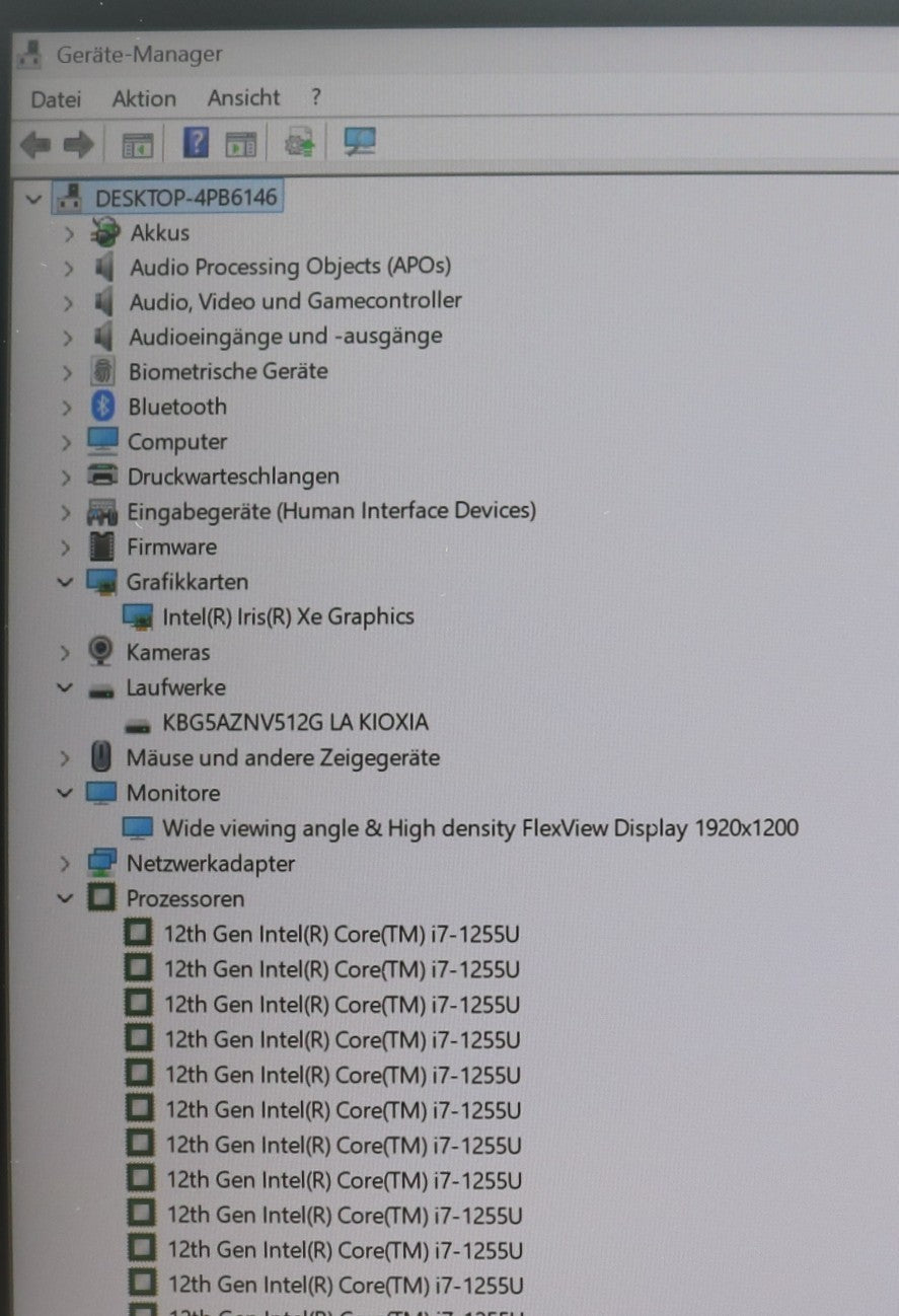 Lenovo ThinkPad X13 Yoga Gen 3 i7-1255U Gen 3 16GB RAM 512GB SSD Full HD AZERTY