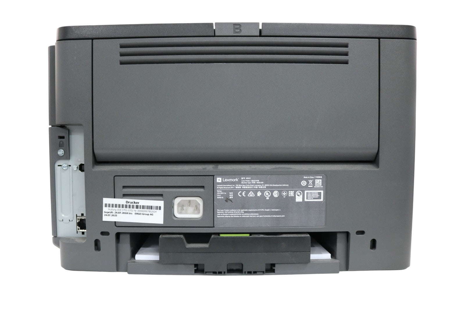 Lexmark MS521dn - Laserdrucker LAN USB Duplex - nur 1356 Druckseiten