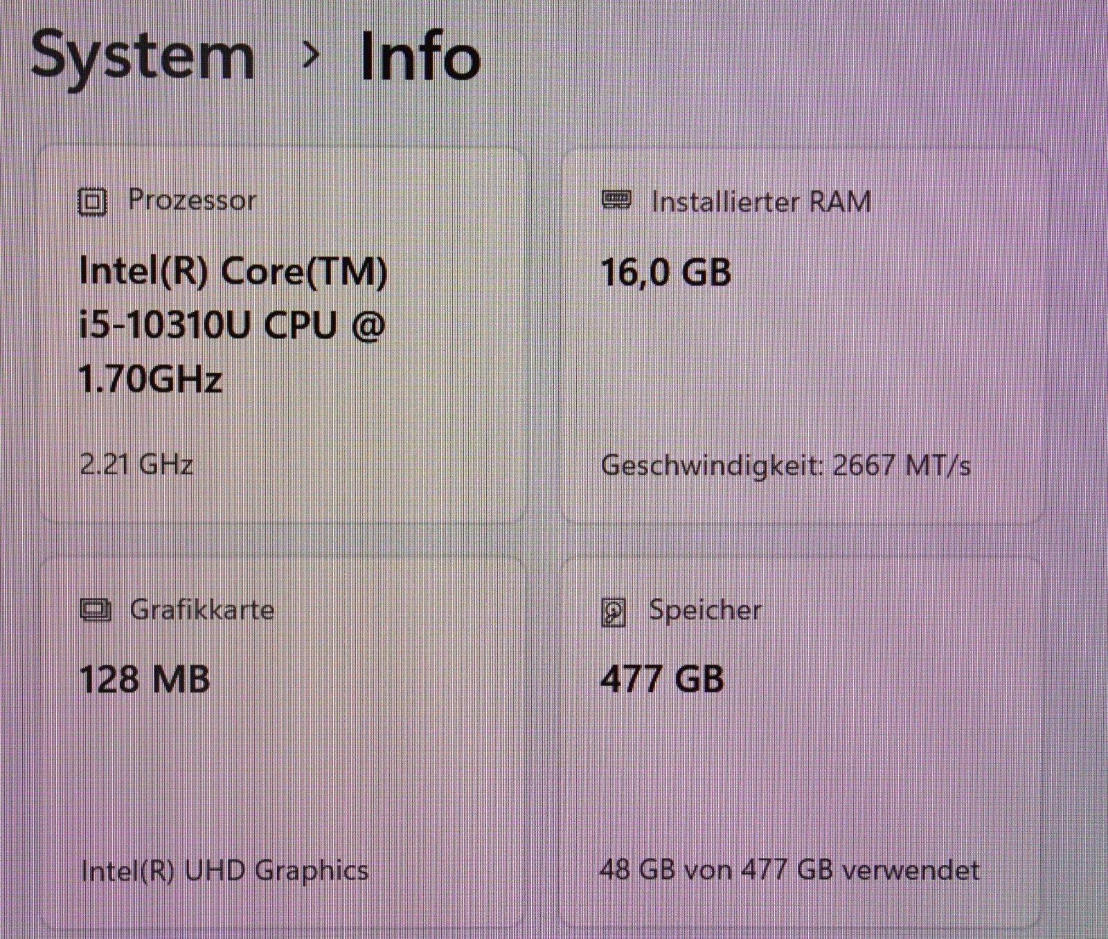 Dell Latitude 5310 i5-10310U 16GB RAM 512GB SSD 13,3 Zoll FullHD TOUCHSCREEN