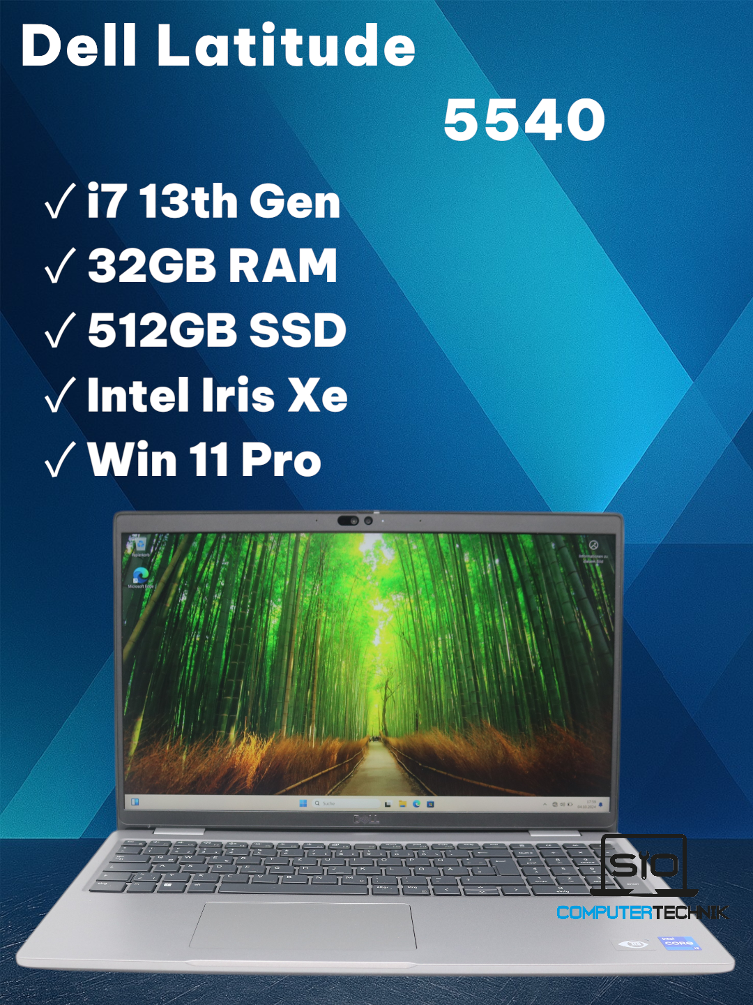 Dell Latitude 5540 Intel i7-1370P 32GB RAM 512GB SSD 15,6 FullHD IPS Win11 #WP2