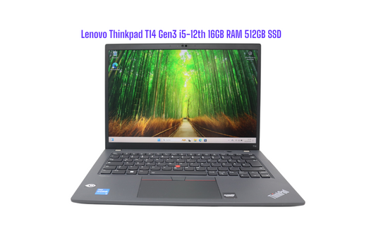 Lenovo Thinkpad T14 Gen 3 i5-1235U 16GB RAM 512GB SSD FHD IPS Backlight