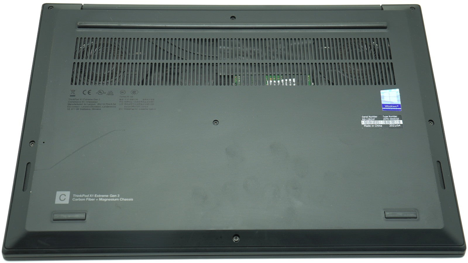 Lenovo ThinkPad X1 Extreme Gen3 i7-10750H 64GB RAM 512GB SSD 15,6'' UHD GTX 1650