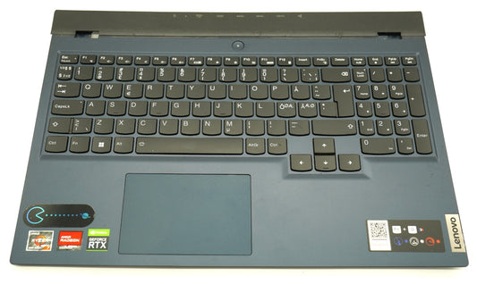 Lenovo Legion 5 15ACH6H Palmrest Tastatur Topcase Touchpad Oberteil QWERTY