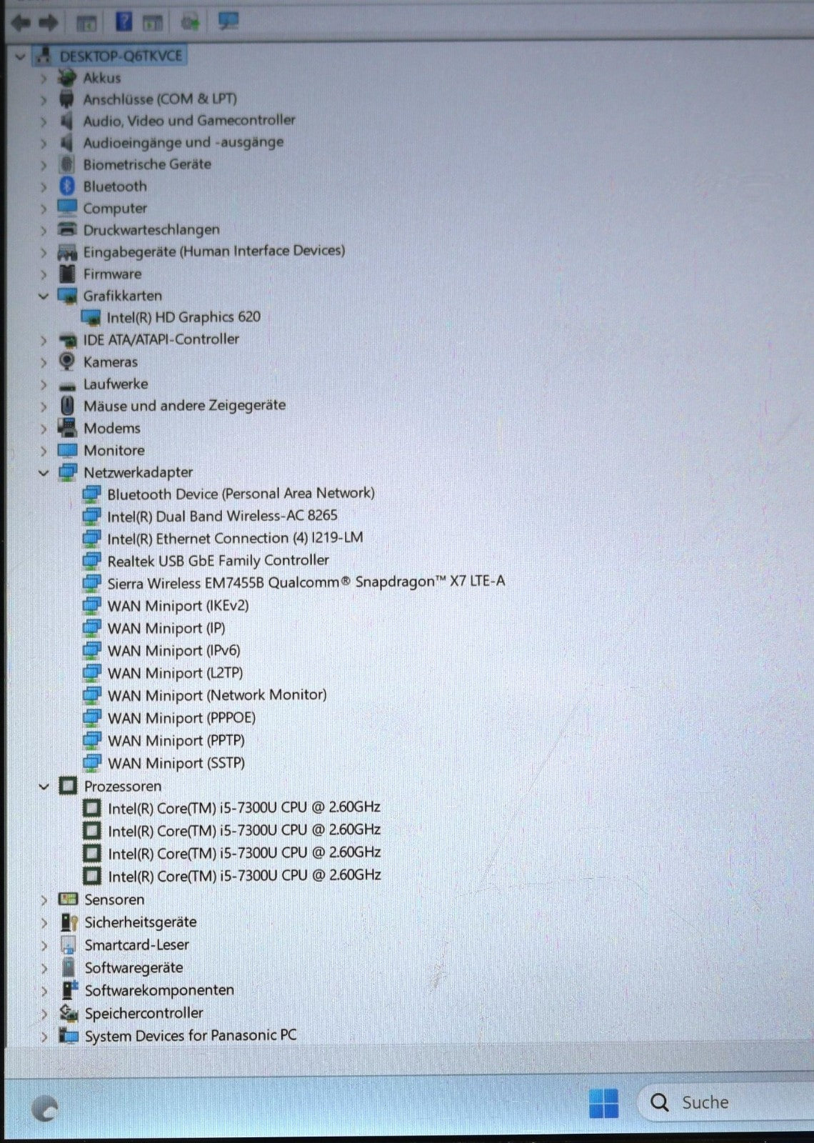 Panasonic ToughBook CF-33 MK1  12Zoll  i5-7300u 16GB RAM 512GB SSD QHD Win11