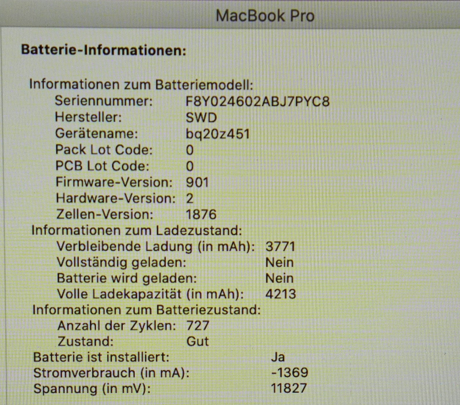 MacBook Pro 2020 13,3" Retina i5-10th Gen. 16GB RAM 512GB SSD Intel Iris+ #727