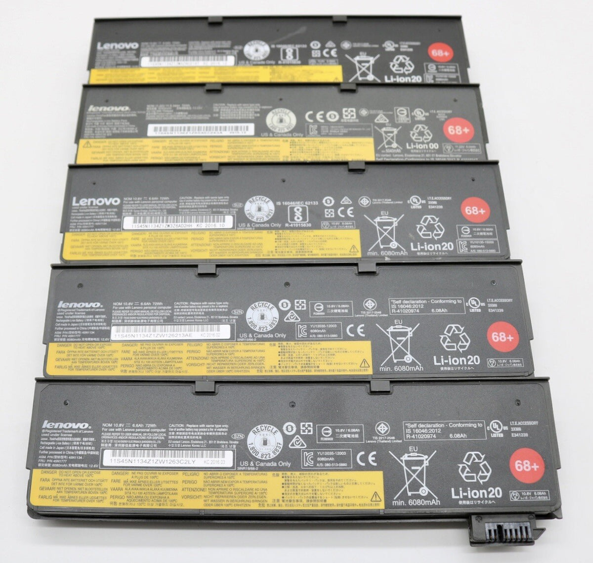Lenovo Thinkpad 68+ 72Wh Original Akku für X250/X260/T450/T460/T460p/T470p/T560
