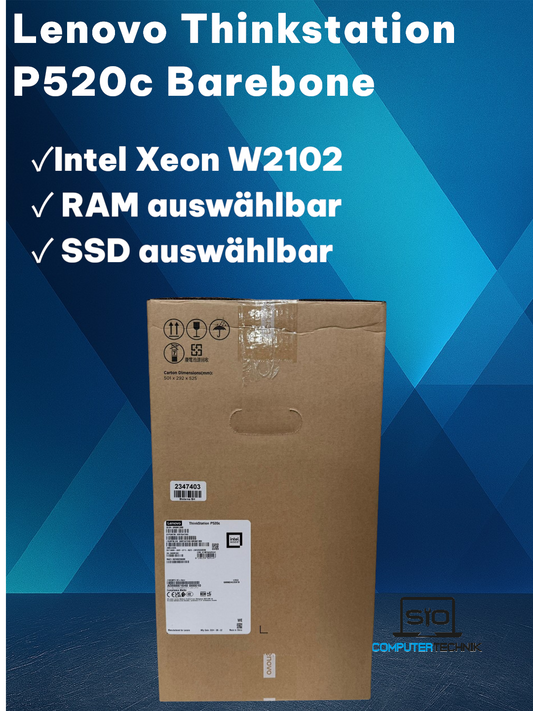 Lenovo ThinkStation P520c Xeon W-2102 Neu OVP ohne RAM SSD GPU Barebone