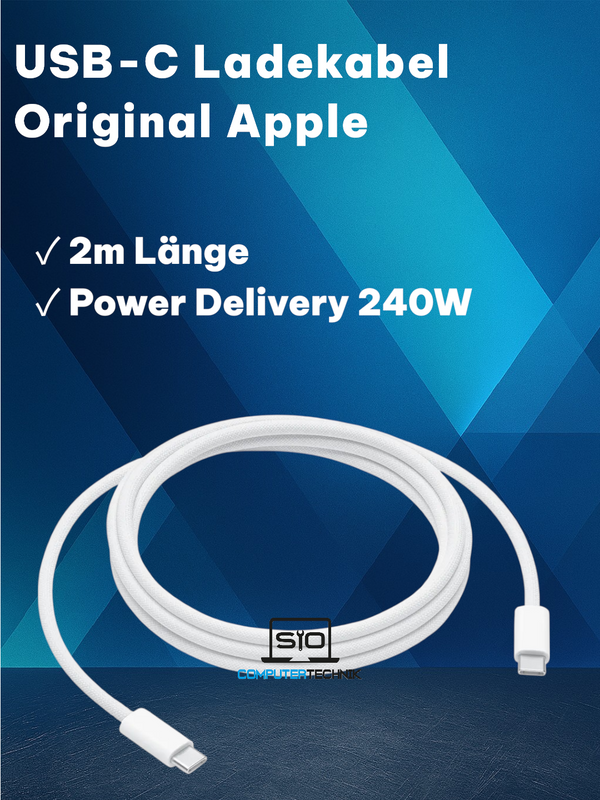 ⚡ Apple USB-C Ladekabel 240W (2m) – Original Apple Charging Cable