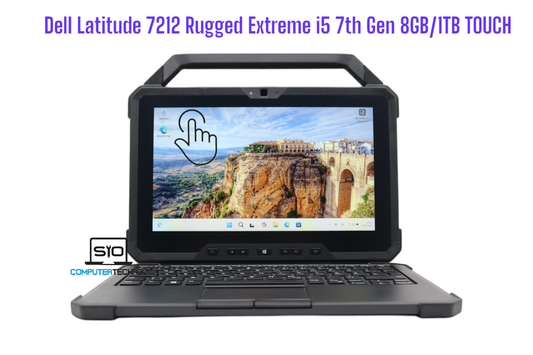 Dell Latitude 7212 Rugged Xtreme i5-7300U 8GB RAM 1TB SSD Touch Stift Tastatur