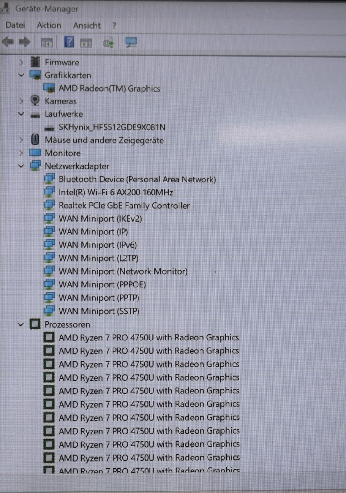 Lenovo ThinkPad T14s Gen1 Ryzen 7 Pro 4750U 32GB RAM 512GB SSD 14" Touch QWERTY