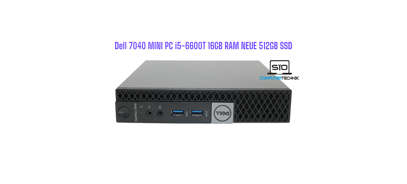 Dell Optiplex 7040 MiniPC Tiny USFF i5-6600T 16GB RAM NEUE 512GB SSD Windows 11
