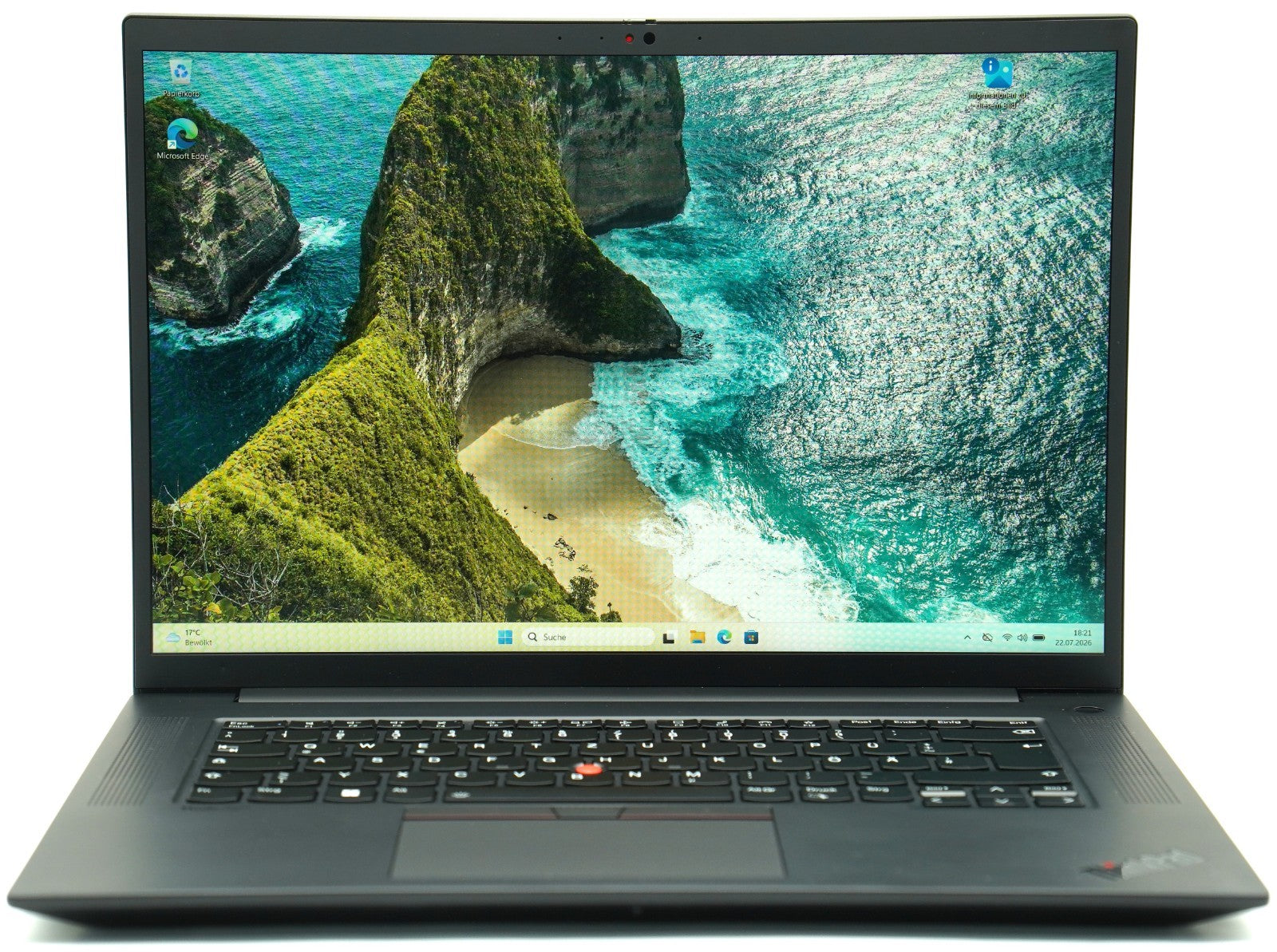 Lenovo ThinkPad P1 Gen 6 i7-13700H 64GB RAM 1TB SSD NVIDIA RTX 2000 Neue SSD W11