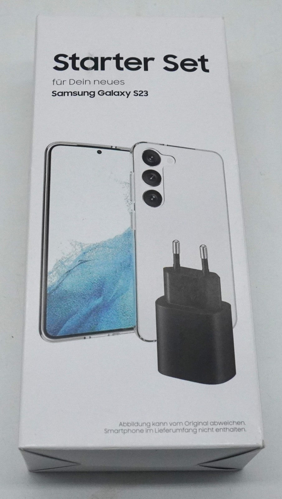 📱 Samsung Galaxy S23 Starter Set – 25W Schnellladeadapter + TPU Case Original