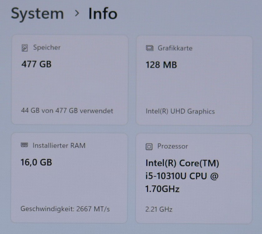 Lenovo ThinkPad X13 Gen 1 i5-10th 16GB RAM 512GB SSD 13,3" FHD Touchscreen