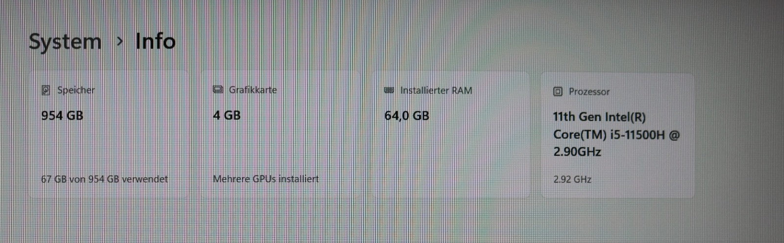 Dell Precision 7560 CAD i5-11500H 64GB RAM 1TB SSD 15,6 FHD NVID T1200 Win11 #D2