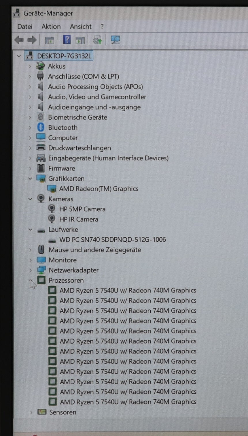 HP EliteBook 835 G10 AMD Ryzen 5 7540U 16GB RAM 512GB SSD AMD Radeon Graphics