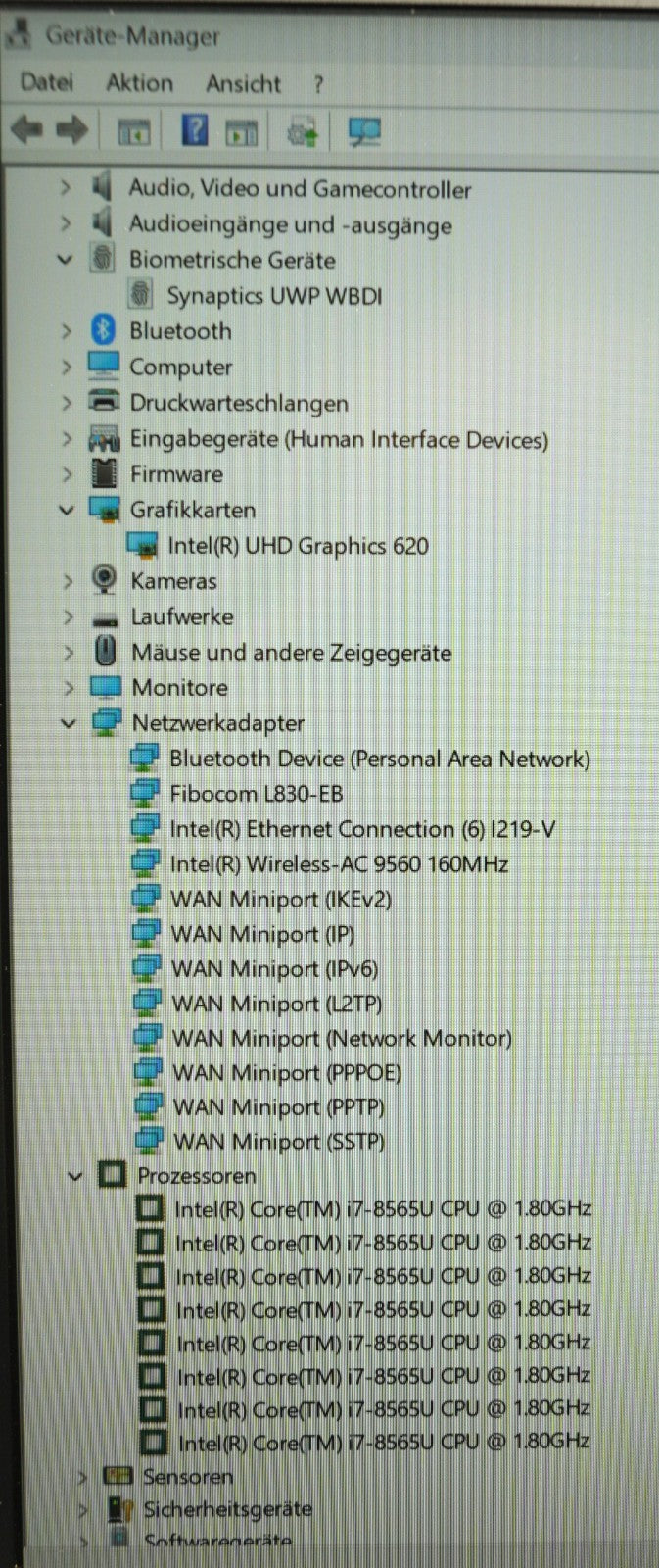 Lenovo ThinkPad T590 i7-8565U 16GB RAM 256GB SSD 15,6" FullHD Win11 Pro #GD