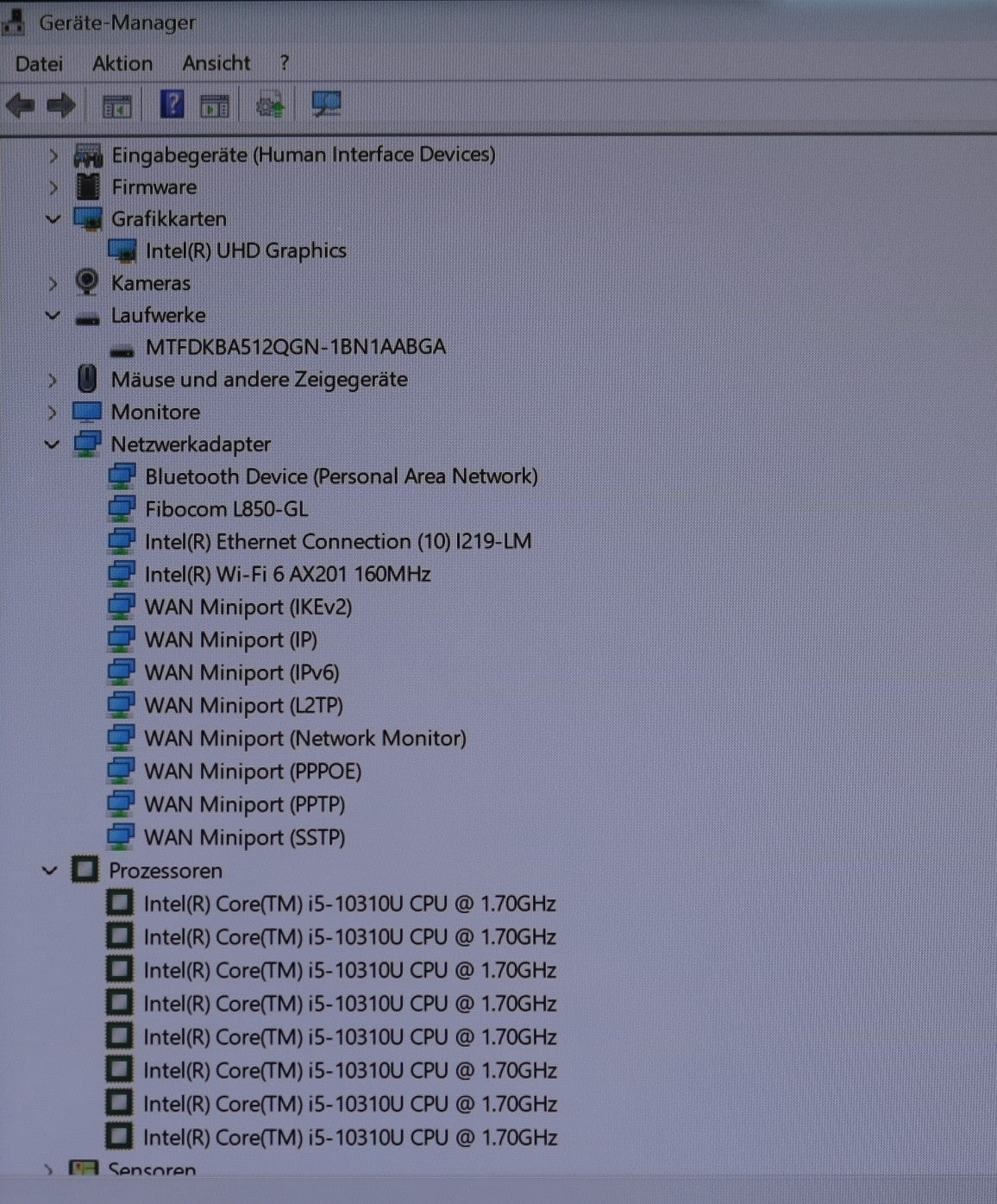 Lenovo ThinkPad X13 Gen 1 i5-10th 16GB RAM 512GB SSD 13,3" FHD Touchscreen