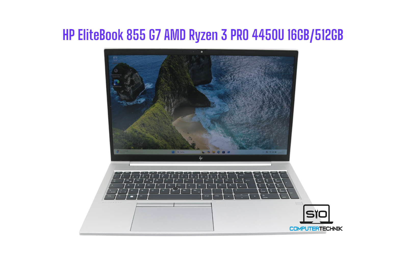 HP Elitebook 855 G7 AMD Ryzen 3 PRO 4450U 16GB RAM 512GB SSD 15,6 FullHD Win11