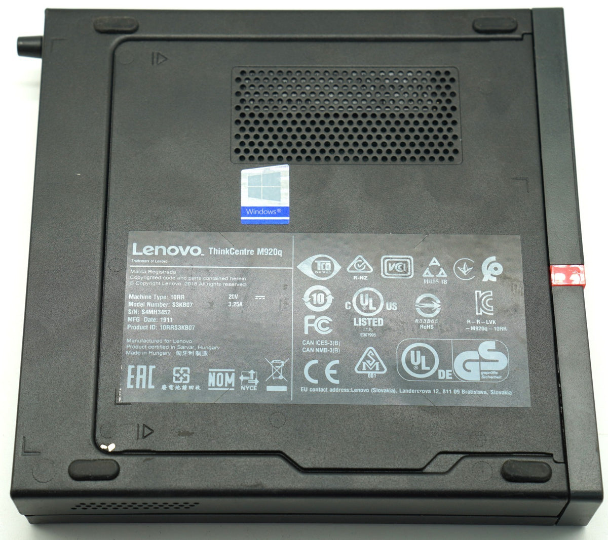Lenovo ThinkCentre M920q Mini/Tiny PC i5-8th Gen. 16GB RAM 256GB SSD Win11