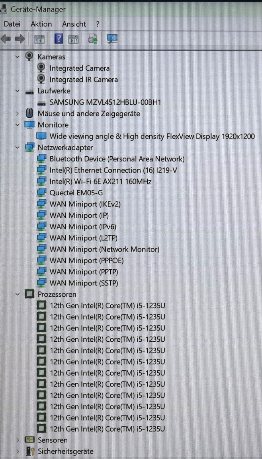 Lenovo Thinkpad T14 Gen 3 i5-1235U 32GB RAM 512GB SSD FHD IPS Backlight
