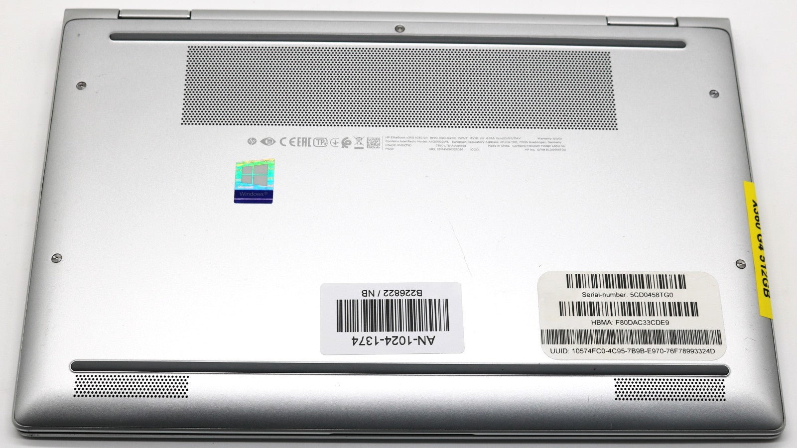 HP Elitebook X360 1030 G4 i5-8265U 16GB RAM 512GB SSD FullHD  2in1 Touch+Stift