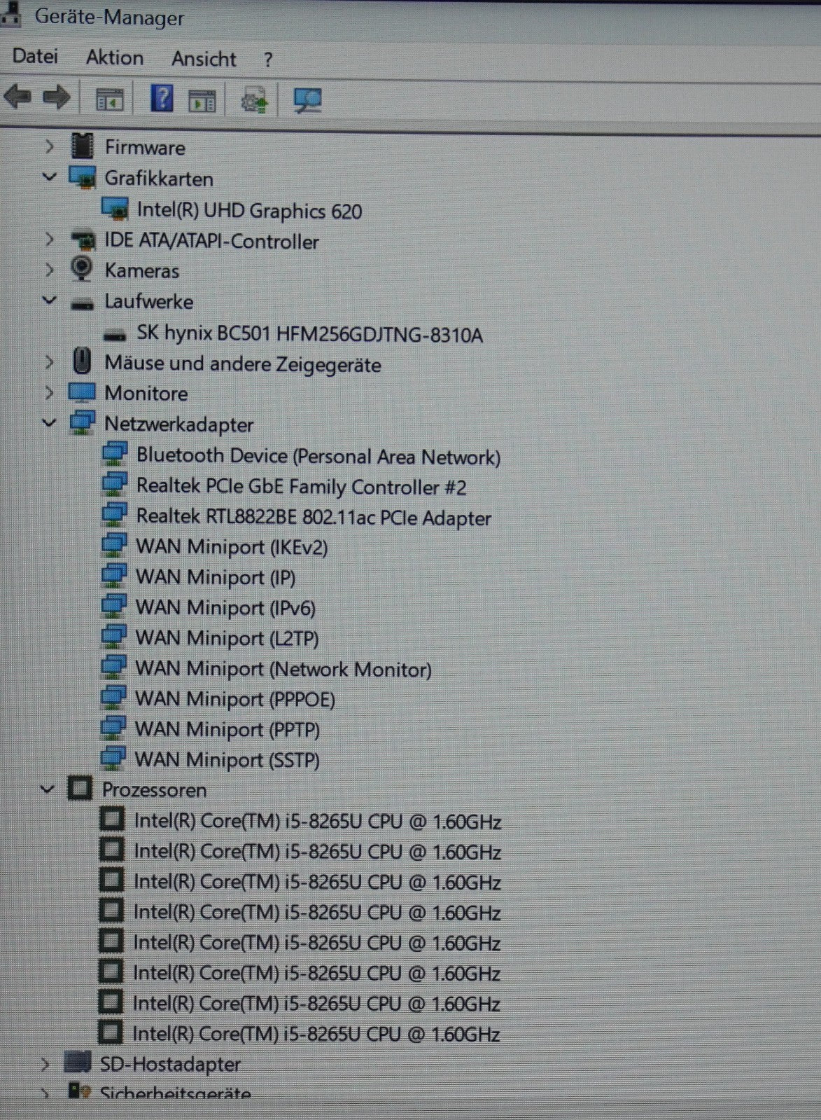 HP Probook 440 G6 i5-8th 16GB RAM 256GB SSD 14" FullHD Win11