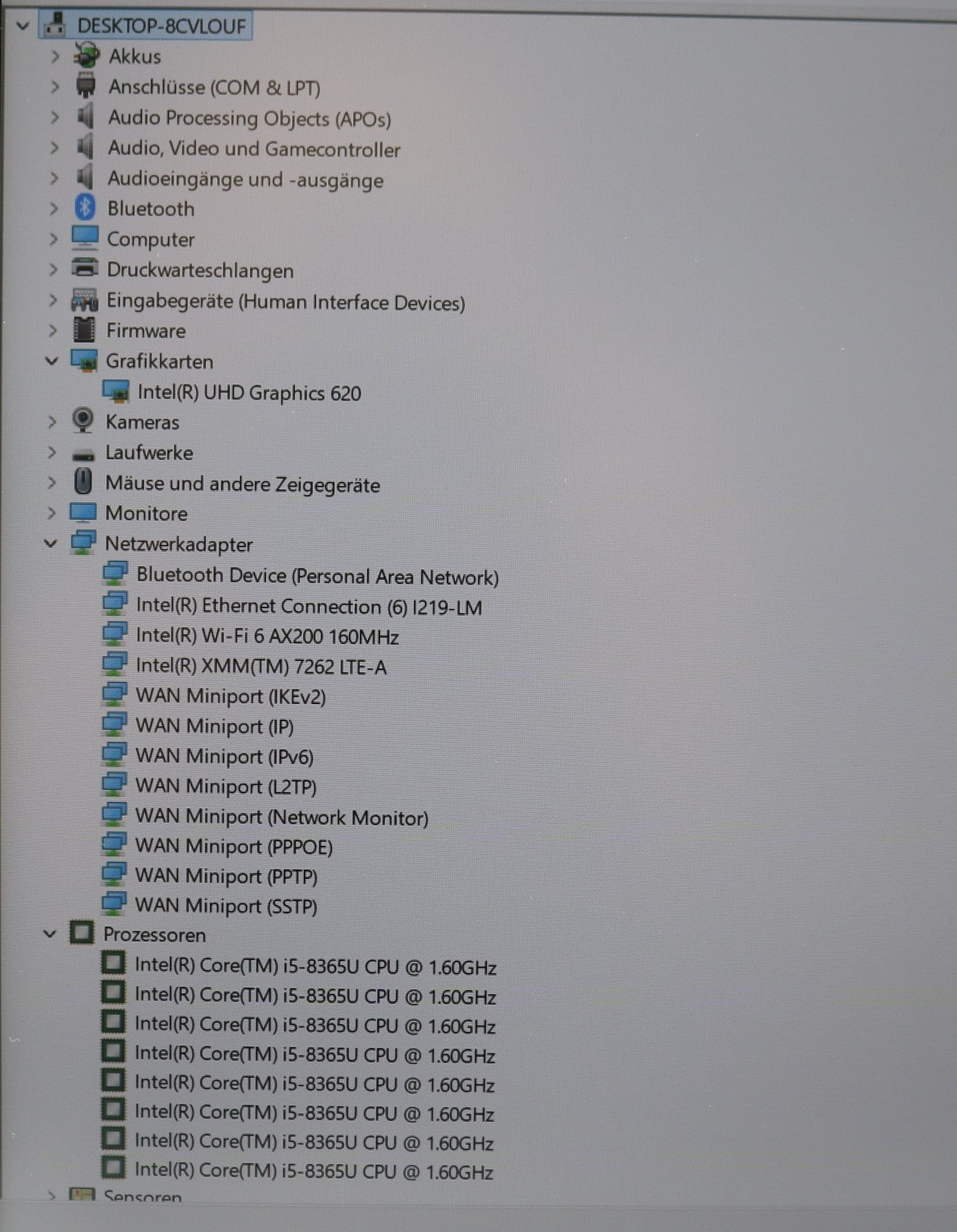 HP EliteBook 850 G6  i5-8365U 16GB RAM  256GB SSD NVMe  15,6" FullHD IPS (matt)