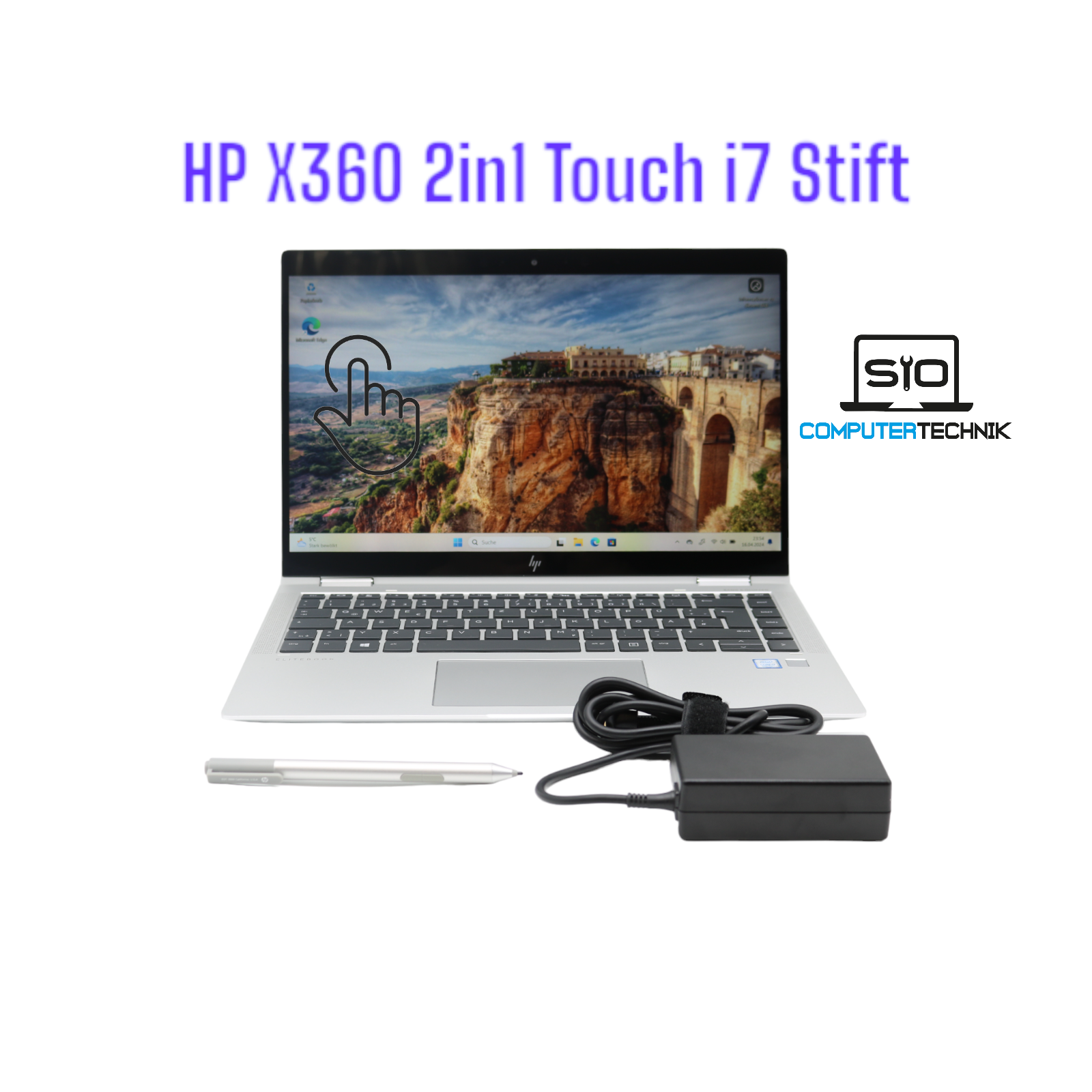 HP Elitebook X360 1040 G6 i7-8565u 32GB RAM 512SSD(neu) 2in1 Touch mattes Displ.