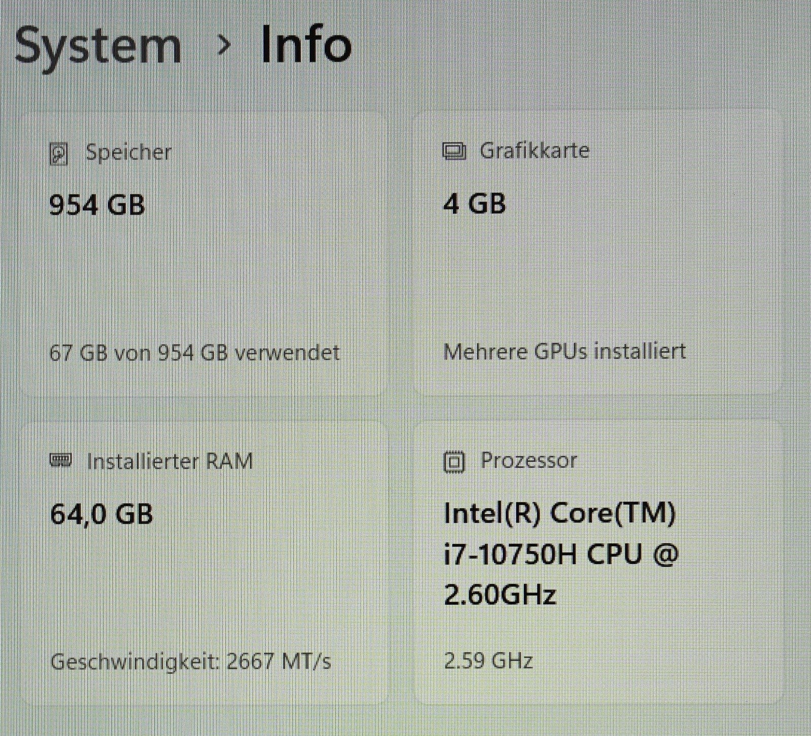 HP Zbook Fury 15 G7 i7-10750H 64GB RAM 1TB SSD NVMe NVIDIA Quadro T1000 #Z1