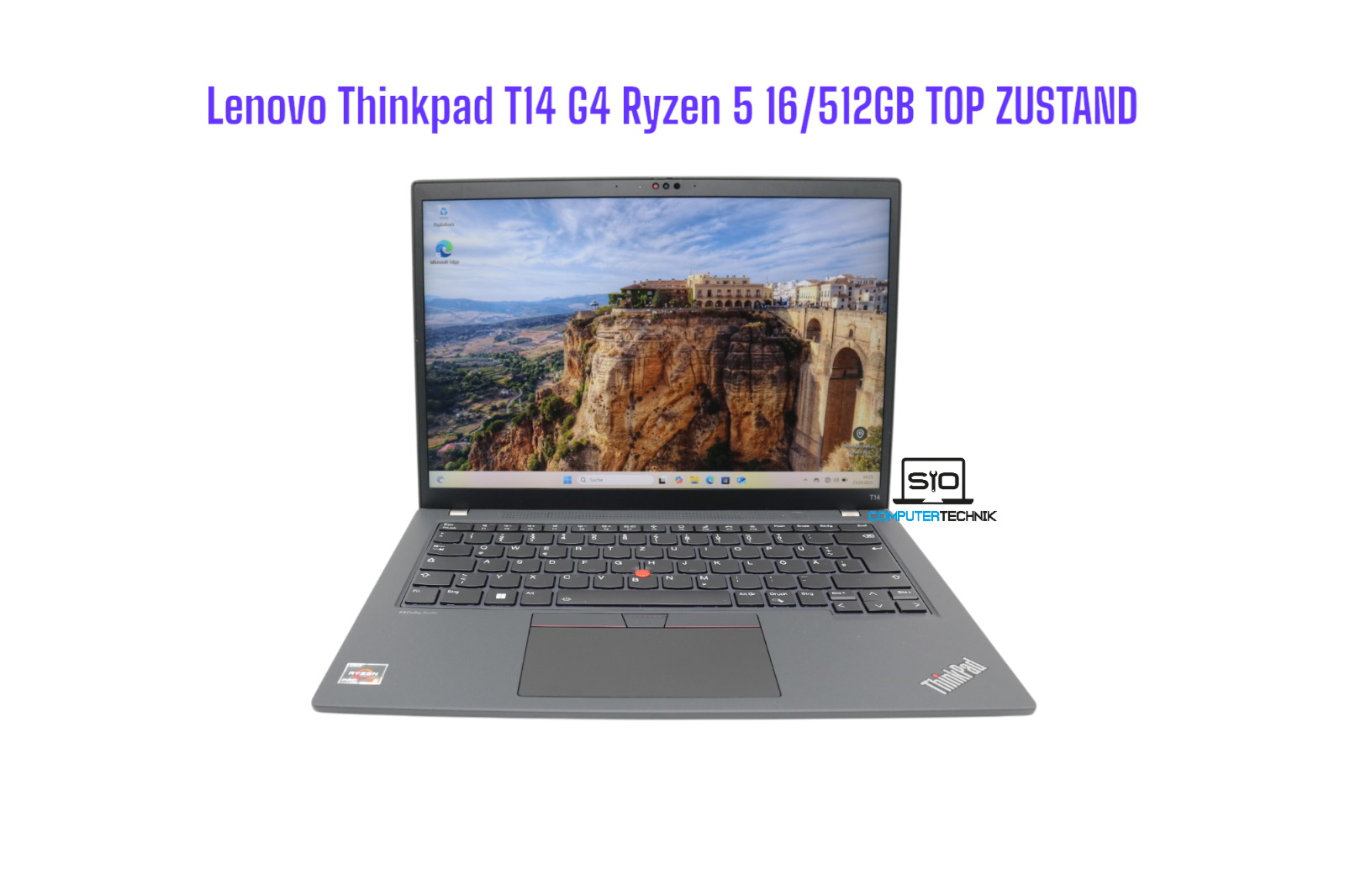 Lenovo Thinkpad T14 Gen4 Ryzen 5 Pro - 7540u 16GB RAM 512GB SSD Win 11 GARANTIE