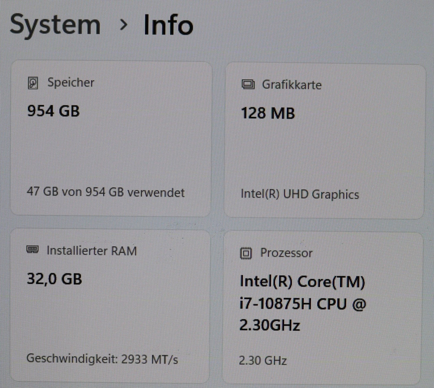 Lenovo ThinkPad P15v Gen1 i7-10875H 32GB RAM 1TB SSD 15,6″ FullHD Touch Win11