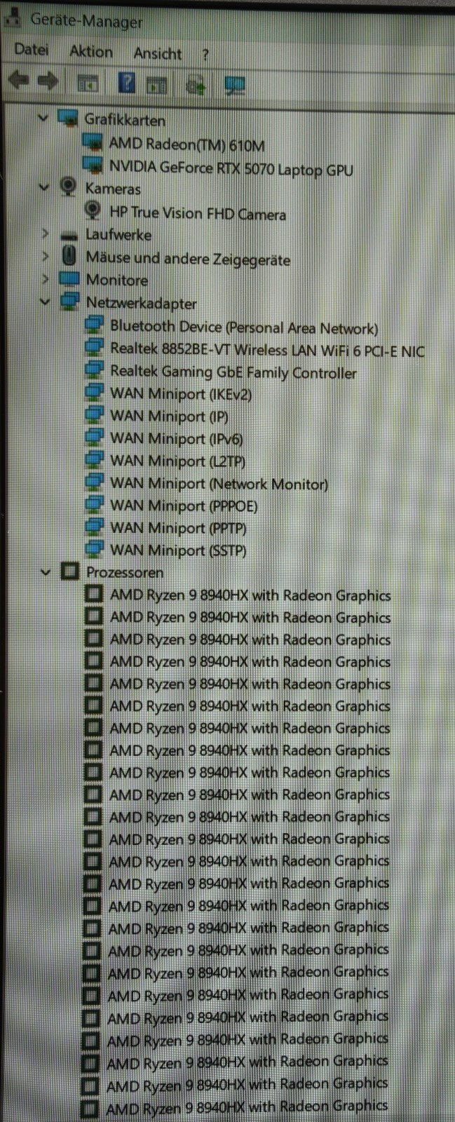 HP Omen 16 Gaming Ryzen 9 8940HX 32GB RAM 1TB SSD 16'' NVIDIA RTX 5070 Gut