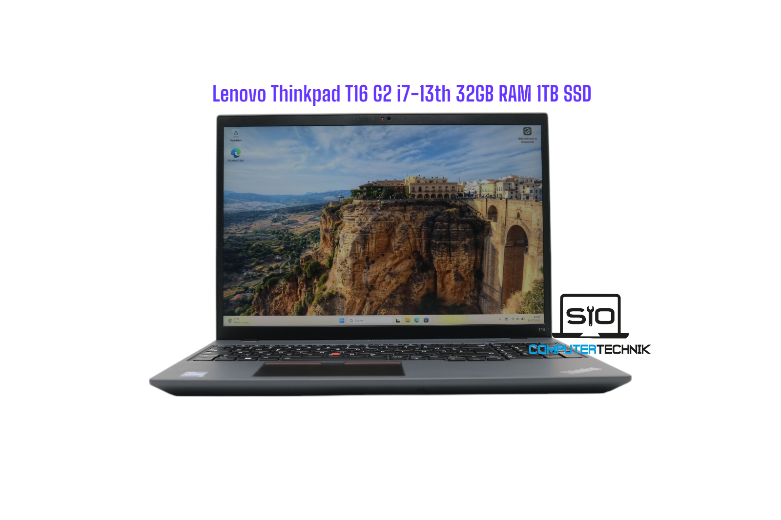 Lenovo Thinkpad T16 Gen2 i7-1370P 32GB RAM 1TB SSD FullHD GARANTIE Win11 #AUG27