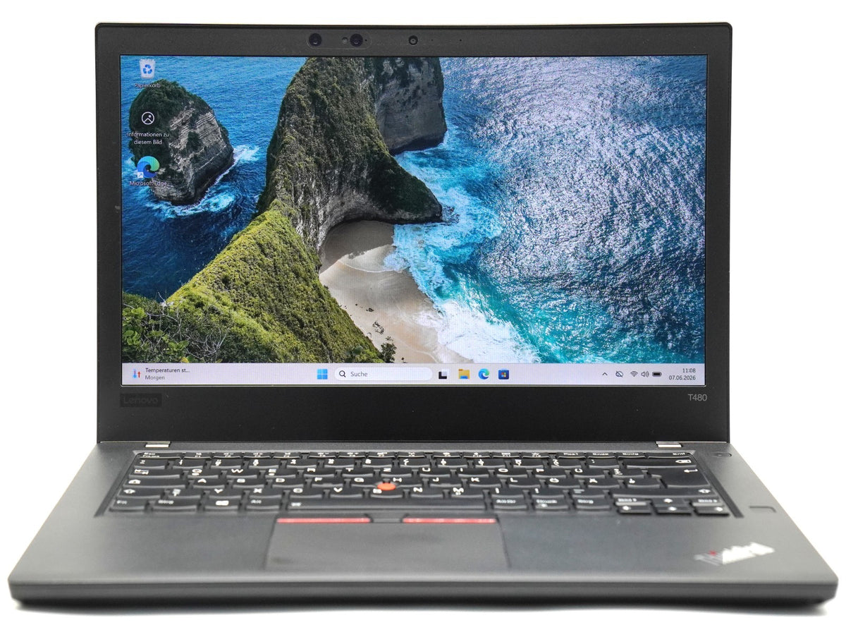 Lenovo ThinkPad T480 i7-8650U 16GB RAM 512GB SSD UHD GeForce MX150 Win11 #W11